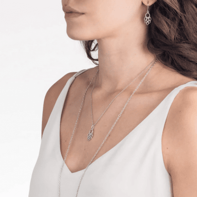 Lumoava Fantasia - Örhängen i silver