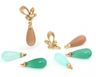 Per Borup Design Violina Party - Örhängen i guld med diamant