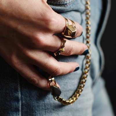 Sägen Juno ring unisex smycken